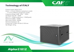 Loa phòng karaoke CAF Alpha-F8