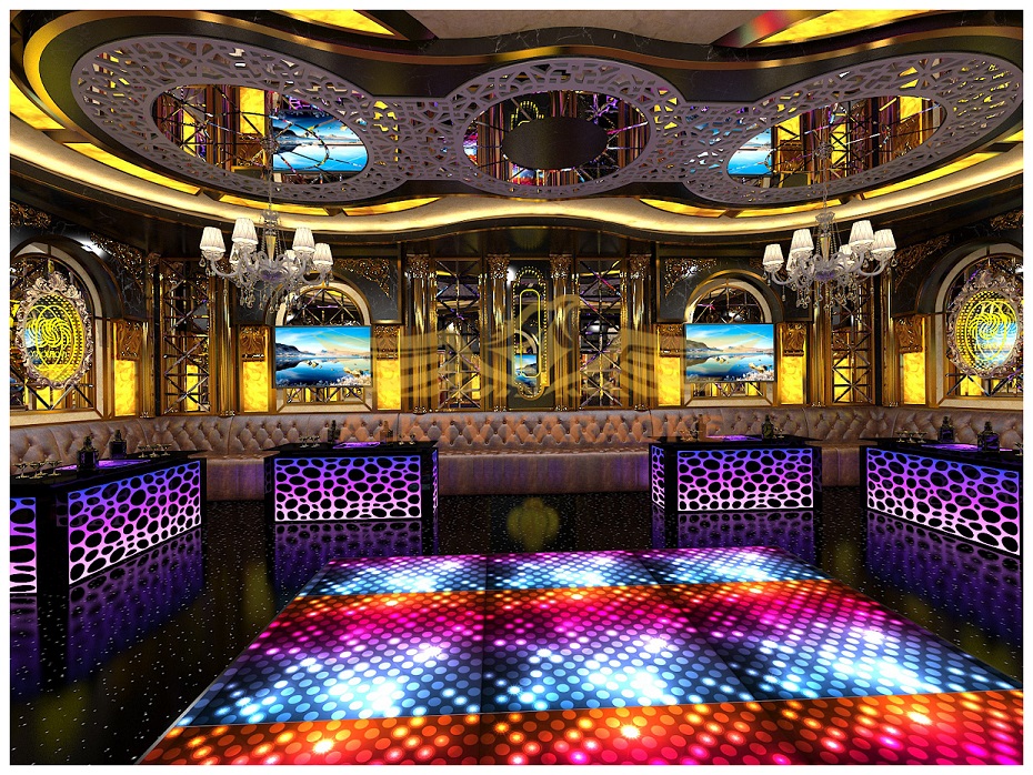 thiet ke phong karaoke tan co dien cao cap - azktv