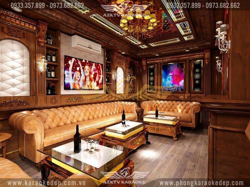 Mẫu thiết kế phòng karaoke gia đình đẹp giá rẻ được yêu thích - AZKTV